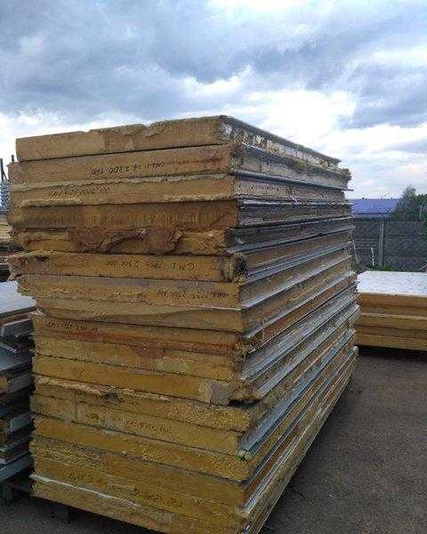 Сэндвич панели ППУ 100 мм