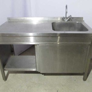 Мойка шкаф односекционная 140х70