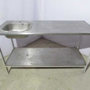 Мойка односекционная с рабочей поверхностью 150х50