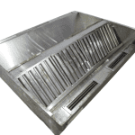 Вытяжной зонт с жироуловителями 200х160