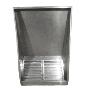 Вытяжной зонт с жироуловителями 80х120