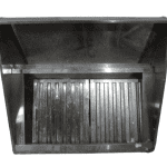 Вытяжной зонт с жироуловителями 120х100