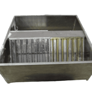 Вытяжной зонт с жироуловителями 120х110