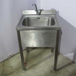 Мойка сварная 1-секционная 60/60/86 смеситель