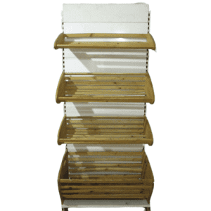 Стеллаж хлебный 100/230 сталь белый