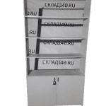 Стеллаж лдсп белый 4 полки 115/30/210