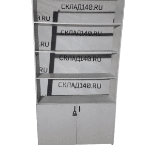 Стеллаж лдсп белый 4 полки 115/30/210