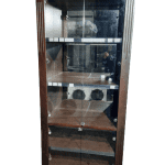 Стойка витрина ЛДСП венге 4 двери 51/101/210