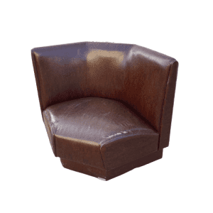 Диван Интервью 123 коричневый эко кожа