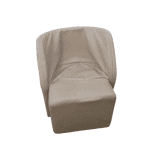 Кресло бежевая эко кожа 65/61/82