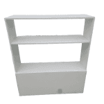 Стеллаж лдсп белый 3 полки 106/35/122