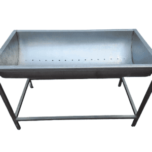 Ванна (карыто) из нержавейки 132/68/86 глубина 30