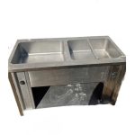 Мармит тепловой напольный 2 ванны 140/70/87