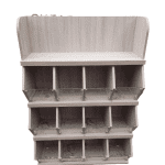 Стеллаж лдсп конфетница бук 4 полки 90/40/136