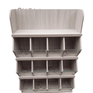 Стеллаж лдсп конфетница бук 4 полки 90/40/136