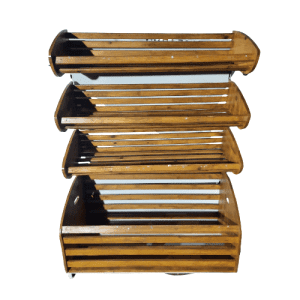 Стеллаж хлебный 125/230 сталь белый