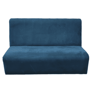 Диван Честер 134 голубой ткань