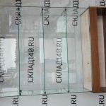 Стойка витрина лдсп бук стекло 116/40/274 4п