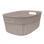 Корзина овальная Лофт 12л пудра