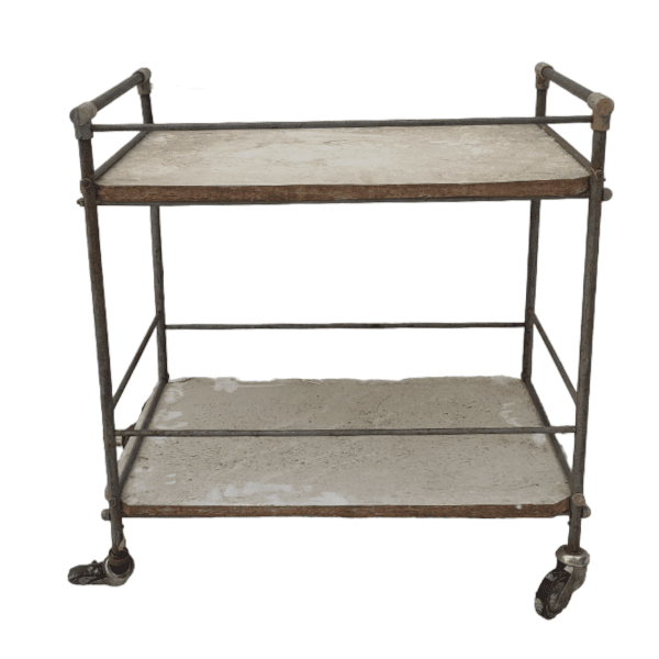 Тележка сервировочная сталь/лдсп 75/50/80 2 уровень