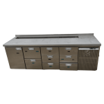 Cтол холодильный для салатов Hicold SL2-1233GN (1/6) M