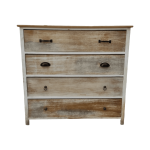 Комод белый 4 ящика 90/44/86