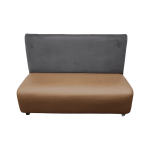 Диван Школьник 123 бежевый кожзам