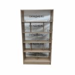 Стеллаж лдсп бук 125/44.5/230