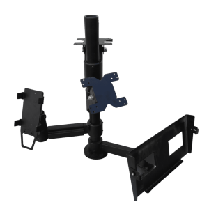 Стойка с кронштейном для монитора,банковского терминала и принтера/фискального регистратора