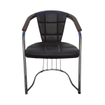 Кресло Эвита коричневый кожзам