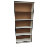 Стеллаж лдсп белый 4 полки 85/35/200