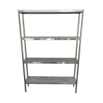 Стеллаж 120/30/177 сварной нержавейка 4 полки