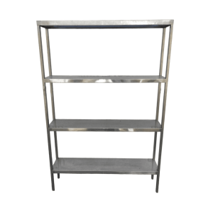 Стеллаж 120/30/177 сварной нержавейка 4 полки