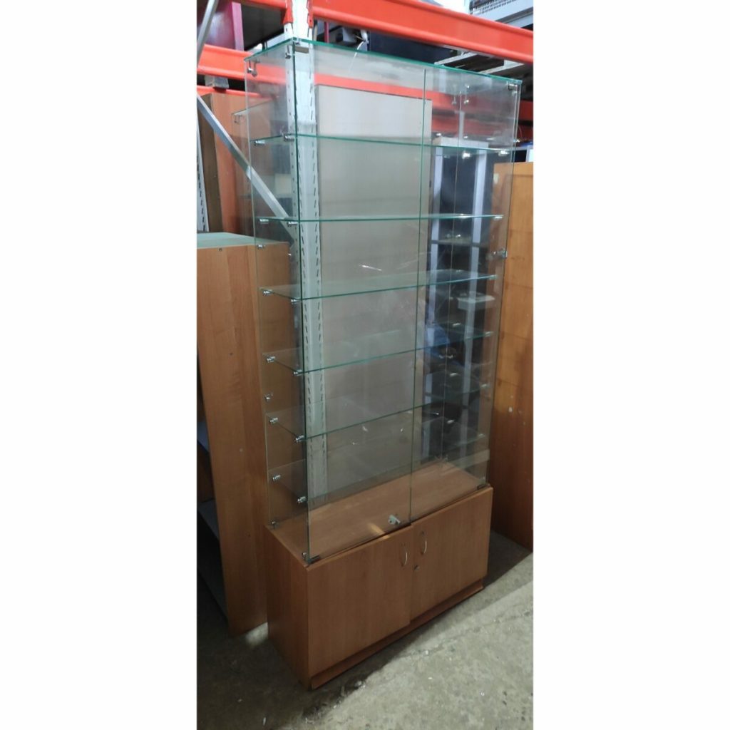 Стойка витрина стекло лдсп