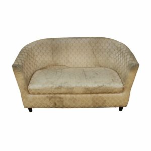 Диван Амадей 120 золотой ткань