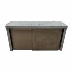 Полка пристенная закрытая купе 2 уровня 120/40/60