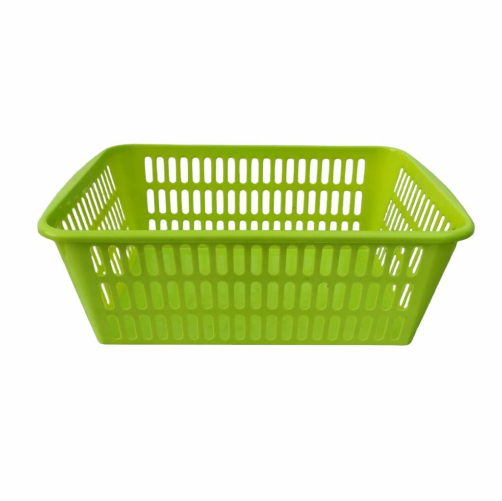 Корзинка пластиковая зеленая