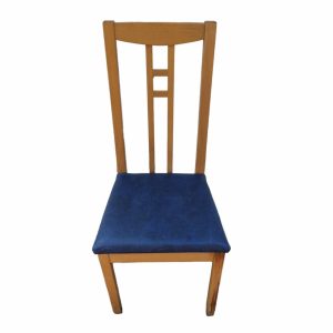 Стул Арон кожа синий