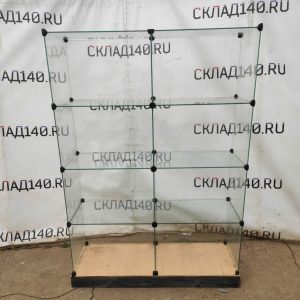 Витрина стеклянные кубы 126/43/177 8 ячеек