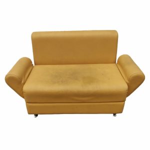 Диван Матрикс 150 желтый кожзам