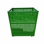 Корзина тележка зеленая 80/60/94