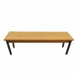 Лавка дерево сталь нерж 152/42/48