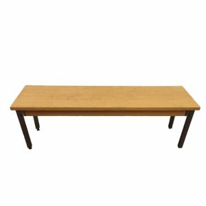 Лавка дерево сталь нерж 152/42/48