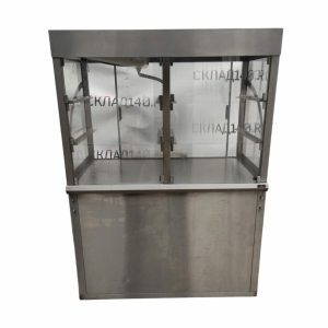 Прилавок холодильный Junior Luxstahl ПХК (С)-1200 Premium (нерж)