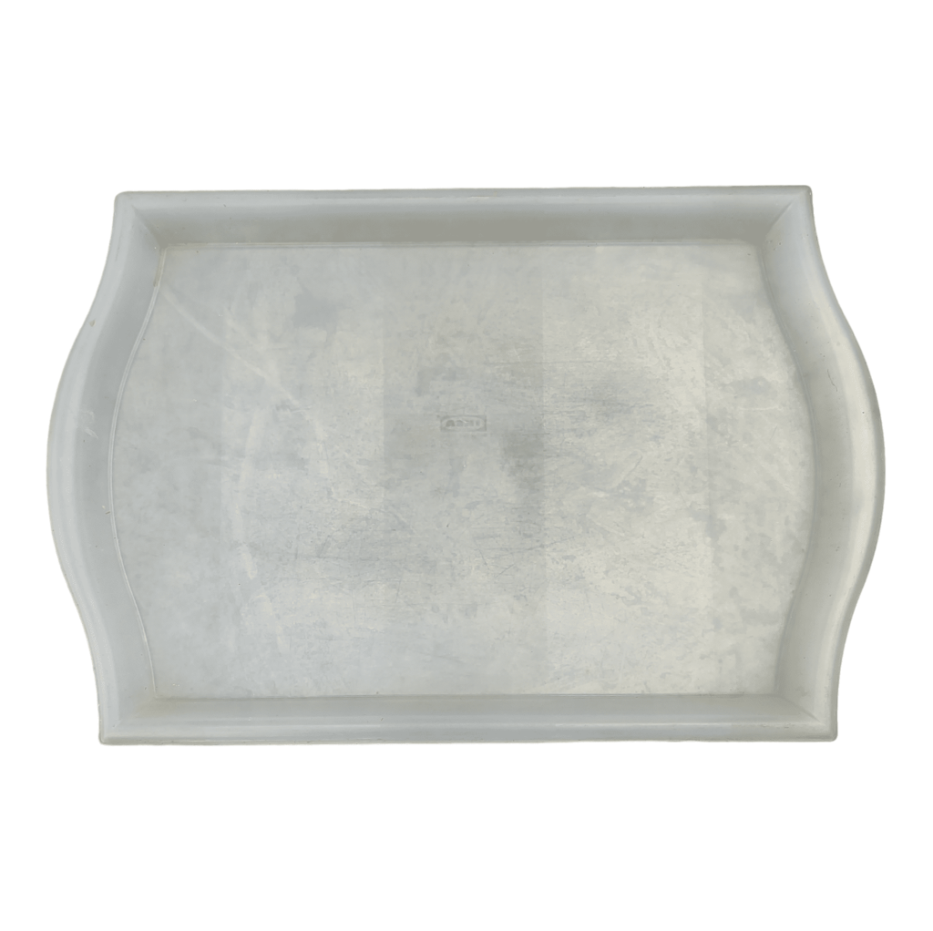 Поднос пластиковый белый