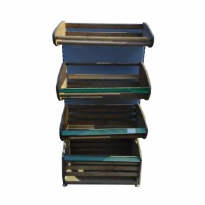 Стеллаж хлебный 100/230 сталь серый