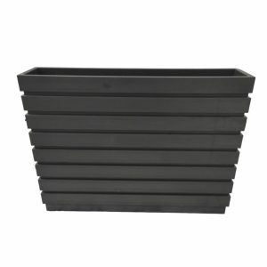 Перегородка кашпо лдсп черная 151/33,5/110 глубина 25