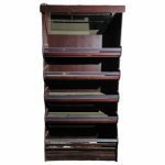 Стеллаж хлебный 130/54/260 лдсп венге