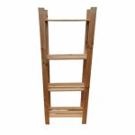 Стеллаж 29/63/160 дерево 4 полки