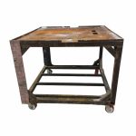 Подставка на колесах ноги сталь 111,5/112/90